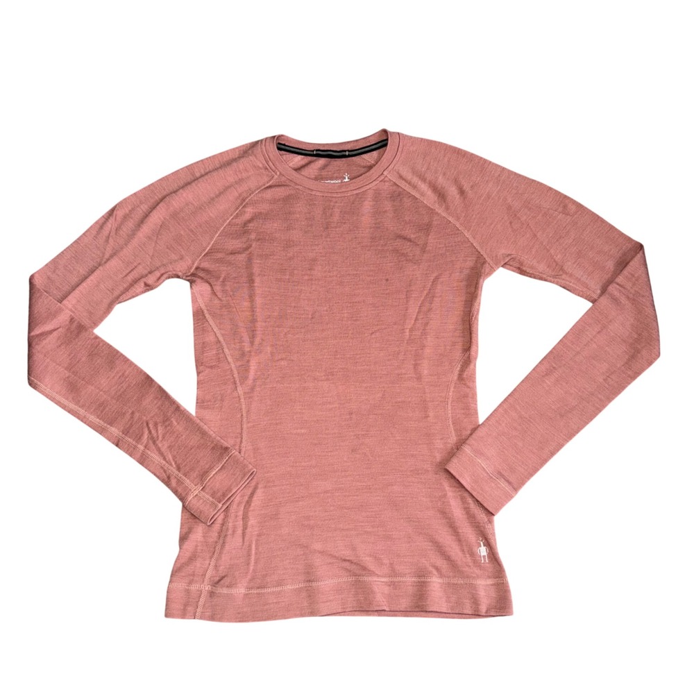 Smartwool Merino Wool Base Layer Women Small Pink Good Long Sleeve Top